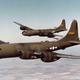 Pre-production YB-29 Superfortresses. Production aircraft were delivered unpainted.